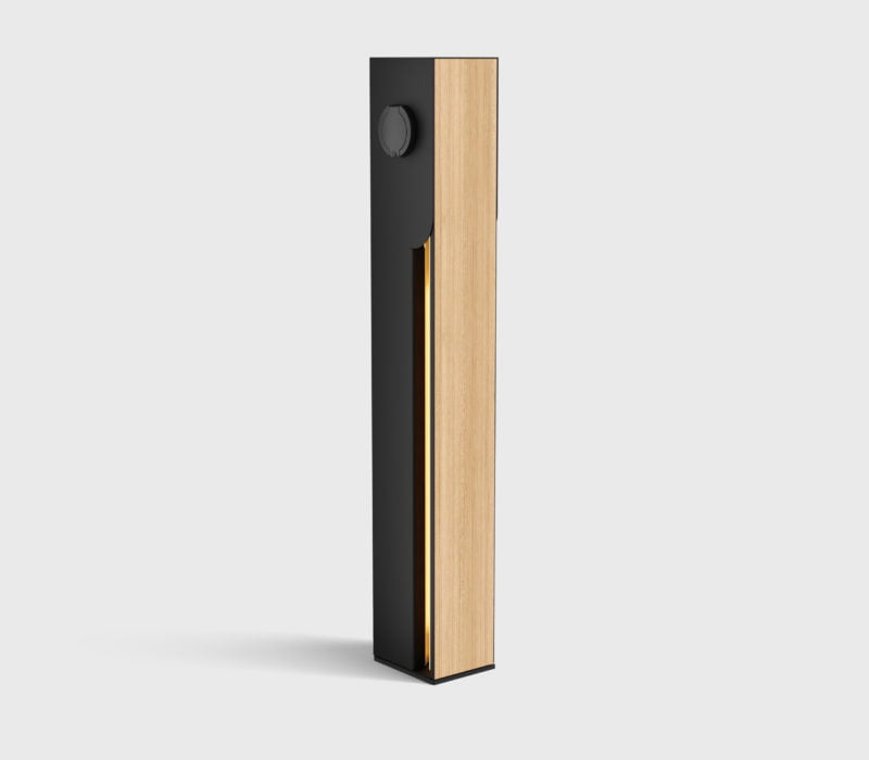veton two socket black teak iso