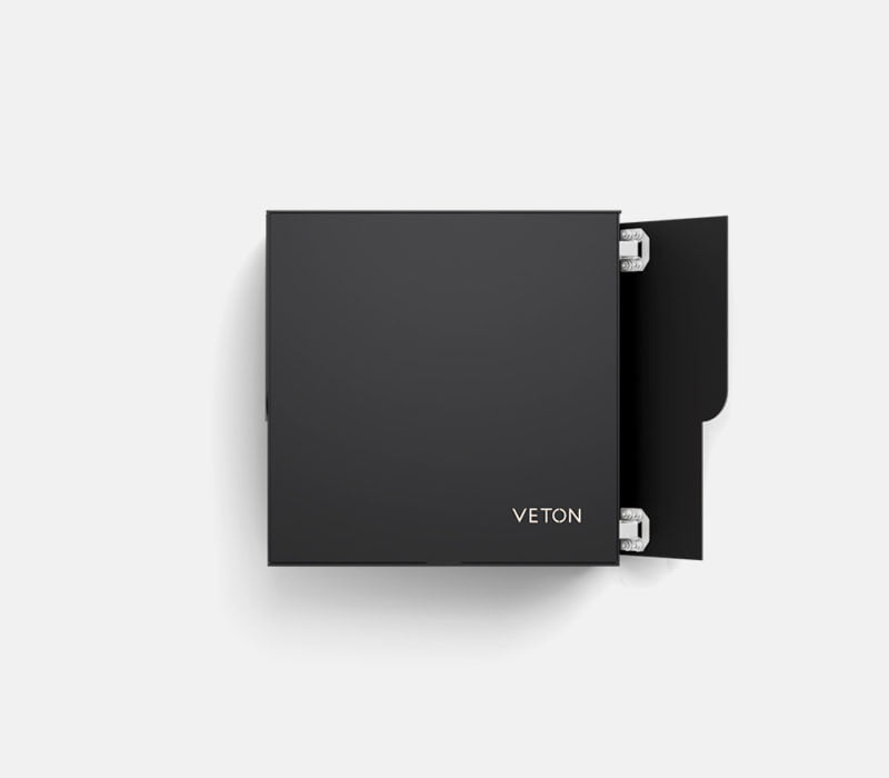 veton wall black metal front