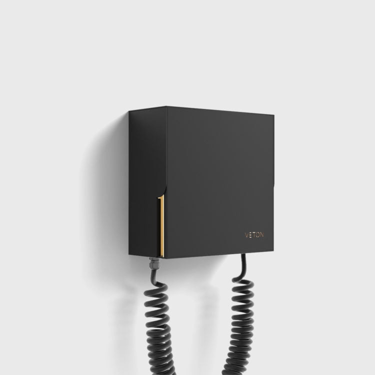 veton wallplus plug black metal iso